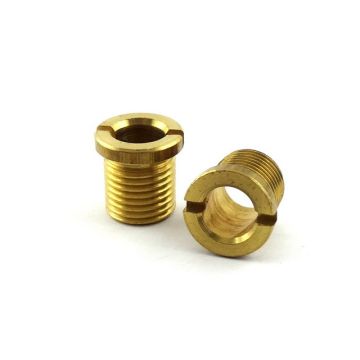 Trompetennippel Messing Gew.M10x1, Gew.lg.10 mm