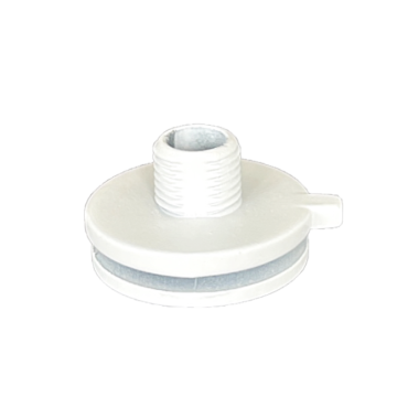 Nippel zu In-Track Adapter M10x1 H=8mm weiss