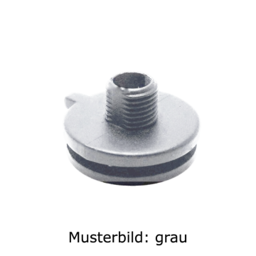 Nippel zu In-Track Adapter M10x1 H=8mm grau