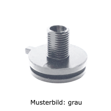 Nippel zu In-Track Adapter M10x1 H=12mm grau