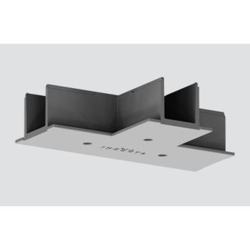 Einbauabdeckung für T-Verbinder weiss