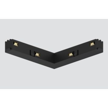 L-Verbinder extern polarisiert schwarz
