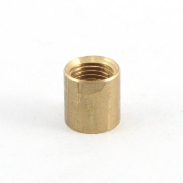 Tonnenmuffe Messing, Gew.M10x1, Lg.12mm