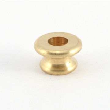 Tonnenmuffe Messing, glatter Durchgang, Lg.15mm