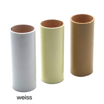 Kerzenhülse für E14-Kerzenfassung Lg. 65mm weiss