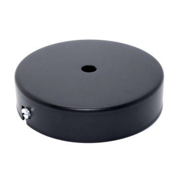 Baldachin D100H24 Eisen schwarz mit Bügel