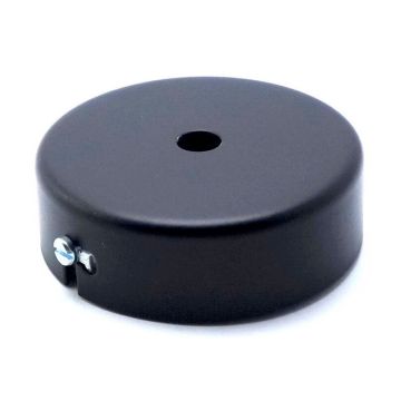 Baldachin D75H24 Eisen schwarz mit Bügel