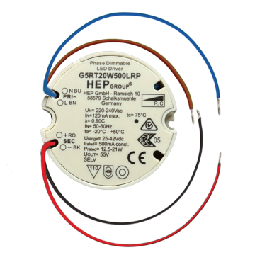 LED Driver 500mA 12.5-21W dimmbar