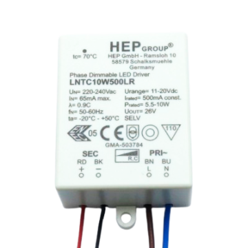 LED Driver 500mA 5.5-10W dimmbar