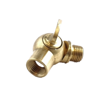 Messing-Gelenk, Gew. M10x1, D 19mm